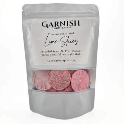 Sparkle Pink Luster Dust Dried Decorative Lime Garnish