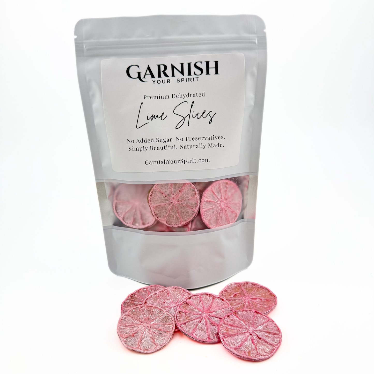 Sparkle Pink Luster Dust Dried Decorative Lime Garnish