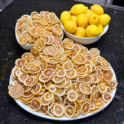 Dehydrated Lemon Slices | Dried Lemons for Bar & Decor