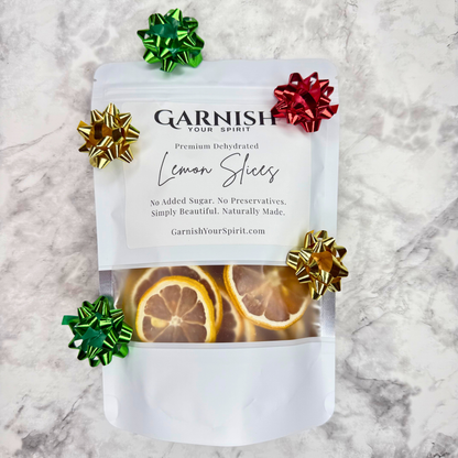 Dehydrated Lemon Slices | Dried Lemons for Bar & Decor