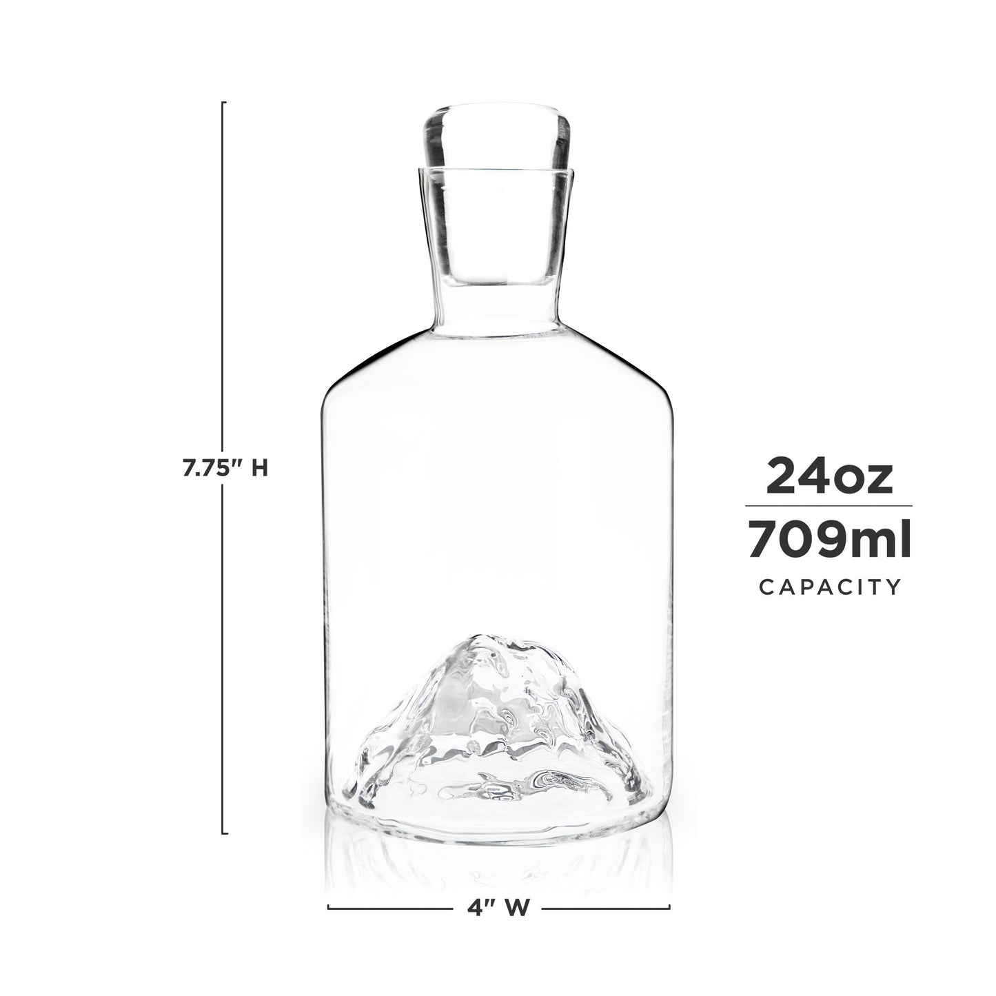 Mountain Crystal Liquor Decanter