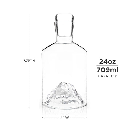 Mountain Crystal Liquor Decanter